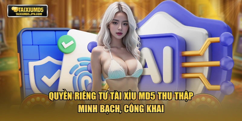 Quyền riêng tư TÀI XỈU MD5 thu thập minh bạch, công khai